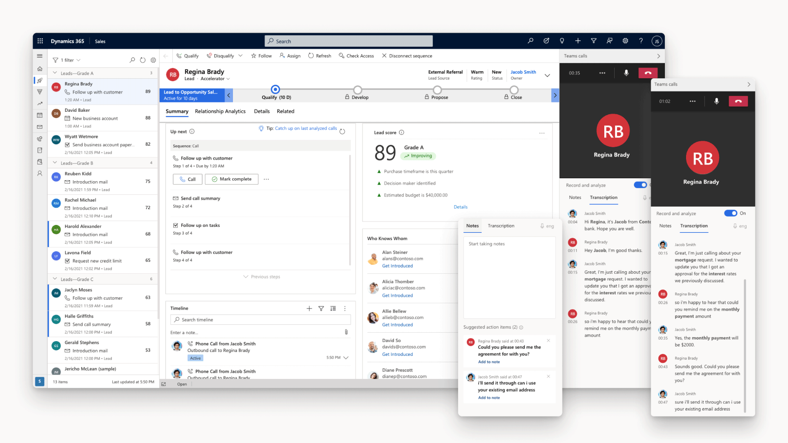 Dynamics 365 Copilot and Teams
                                    integration